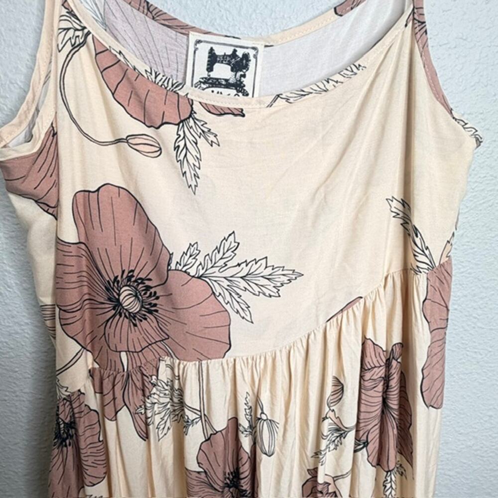 Jaase Winona Maxi Dress Small April Floral Print Boho Cottagecore Rayon - Picture 10 of 13